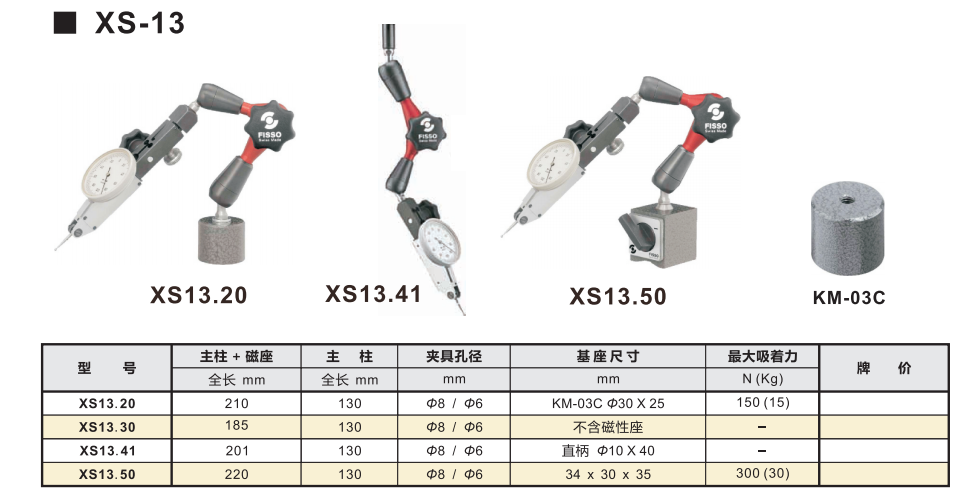 FISSO万向磁性座STRATO系列